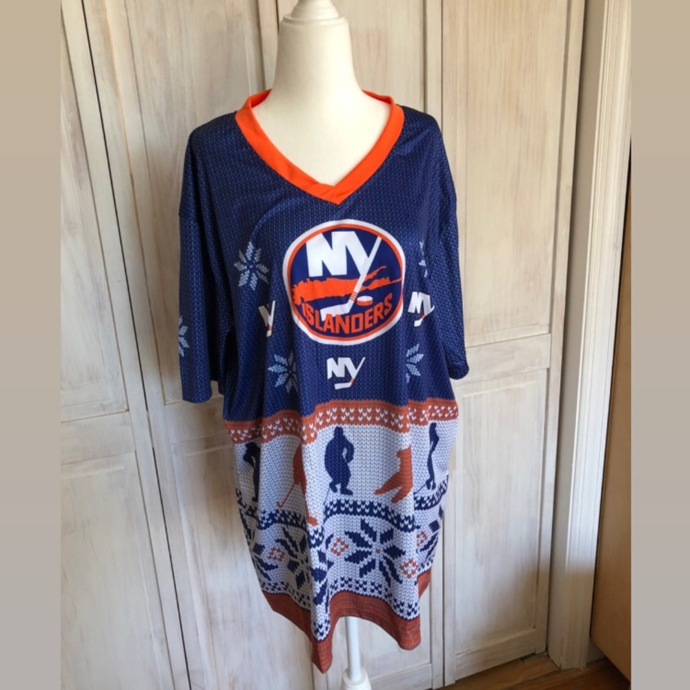 New York Islanders Christmas Sweater Jersey